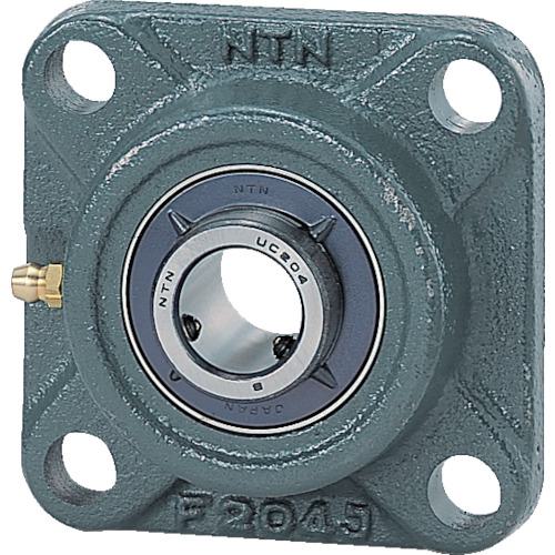 ■NTN G ベアリングユニット(円筒穴形、止めねじ式)軸径80mm全長208mm全高208mm〔品番:UCF216D1〕【8197169:0】[店頭受取不可]