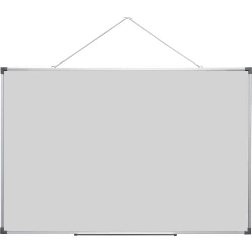 ■光 アルミ枠ホワイトボード600×900mm(トレイ付)〔品番:AWB6009〕【8200639:0】[店頭受取不可]