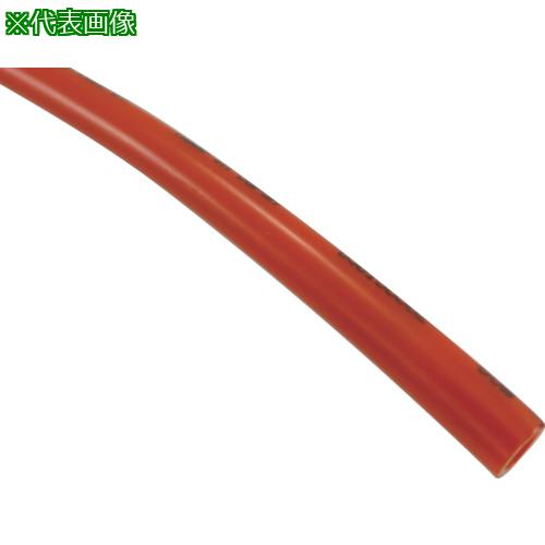 ■チヨダ ナイロンチューブ赤 外径10mm 内径7.5mm 全長100m〔品番:TN10X7.5100R〕【8202370:0】[送料別途見積り][掲外取寄][店頭受取不可]
