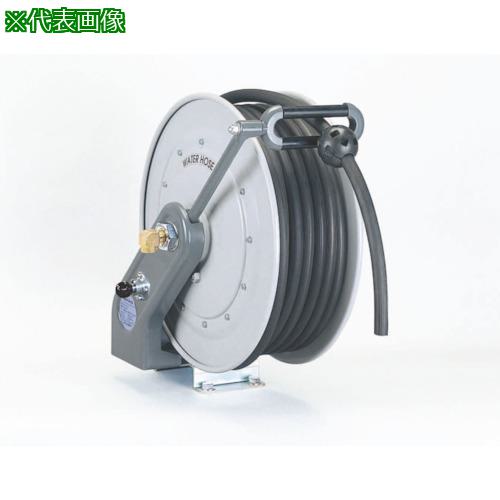 ■ハタヤ 自動巻水用ホースリール15m 内径φ15.9 ラバーホース〔品番:NWLMR155〕【8202550:0】[法人・事業所限定][外直送元][店頭受取不可]