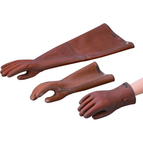 ■AS 天然ゴム手袋 実用手袋38〔品番:1266402〕【8208553:0】[送料別途見積り][掲外取寄][店頭受取不可]