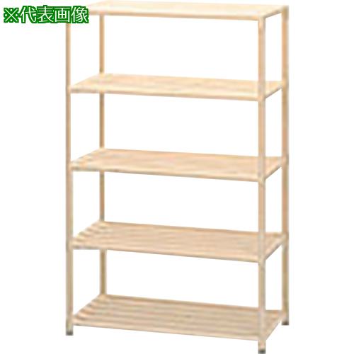 ■AS ポールシェルフ900mm5段〔品番:329603〕【8214093:0】[送料別途見積り][法人・事業所限定][外直送][店頭受取不可]