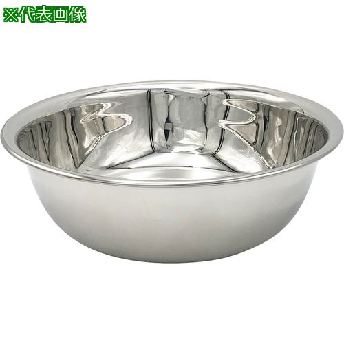 ■AS 洗面器深型ステンレス製5型〔品番:519703〕【8214857:0】[送料別途見積り][掲外取寄][店頭受取不可]