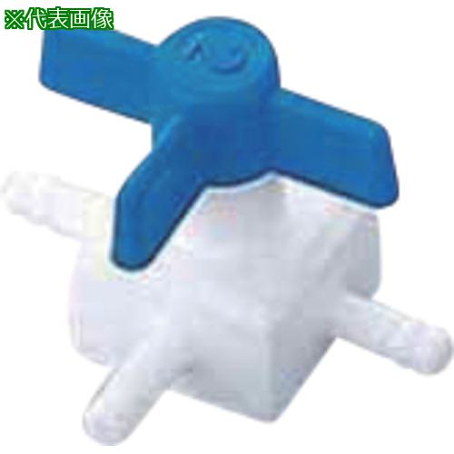 ■AS フッ素樹脂製三方コック016.80252〔品番:5536811〕【8215525:0】[送料別途見積り][掲外取寄][店頭受取不可]