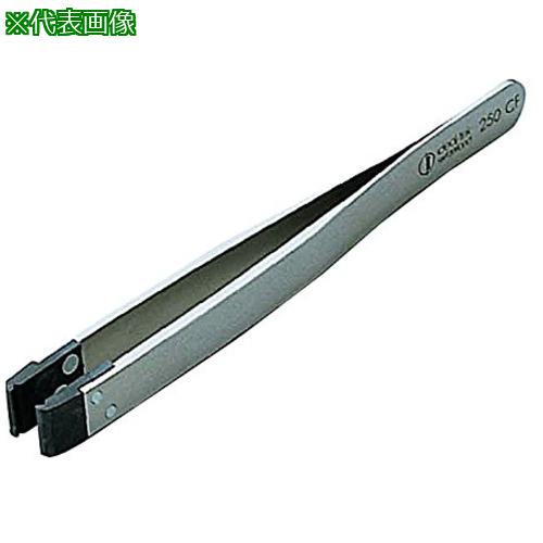 ■AS ファイバーチップピンセット250CF〔品番:9300805〕【8217724:0】[送料別途見積り][掲外取寄][店頭受取不可]