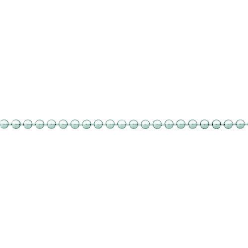 ■ニッサチェイン 真ちゅうクロームボールチェイン 5.0mm×30m〔品番:BB1050〕【8246023:0】[店頭受取不可]