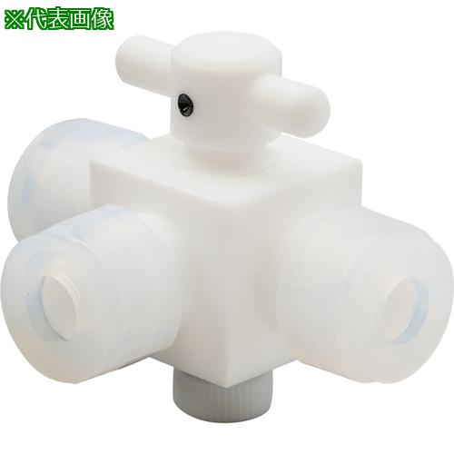 ■AS YK接続3方コック10mm〔品番:728607〕【8248621:0】[送料別途見積り][掲外取寄][店頭受取不可]