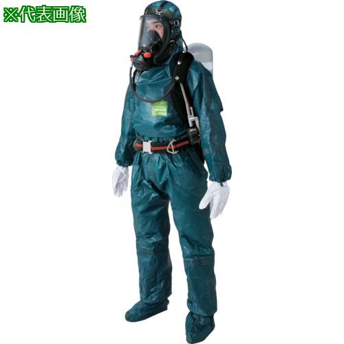 ■シゲマツ 全身化学防護服 MC4000D L(78452)〔品番:MC4000DL〕【8252466:0】[送料別途見積り][掲外取寄][店頭受取不可]