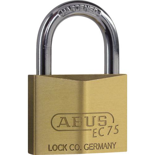 ■ABUS 真鍮南京錠 EC75-50 ディンプルシリンダー (ブリスターパック)《5個入》〔品番:BPEC7550〕【8265408×5:0】[送料別途見積り][掲外取寄][店頭受取不可]