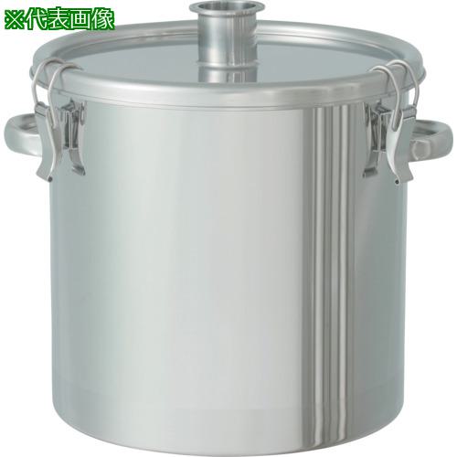■MONOVATE ステンレスタンク 粉体回収容器3Sへルール付 15L〔品番:FKCTH27F3S〕【8265792:0】[送料別途見積り][法人・事業所限定][直送][店頭受取不可]｜ホームセンターバロー　店