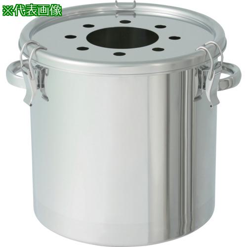 ■MONOVATE ステンレスタンク 粉体回収容器5K200AFF穴付 36L〔品番:FKCTH365KHL200A〕【8265814:0】[法人・事業所限定][外直送元][店頭受取不可]