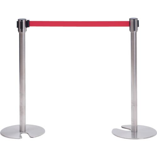 ■友屋 ガイドポ-ルSEP ステンレス(H94cm)赤〔品番:51353RED〕【8275742:0】[送料別途見積り][法人・事業所限定][直送][店頭受取不可]