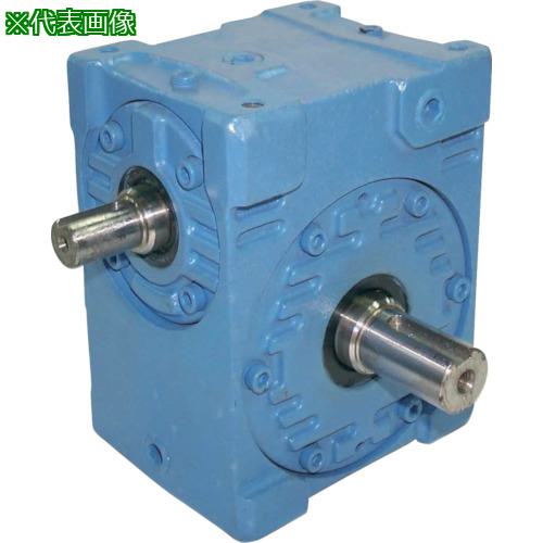 ■マキシンコー 一段ウォーム減速機 入力容量22.4kW〔品番:MAW140R10〕【8277617:0】[法人・事業所限定][外直送元][店頭受取不可]