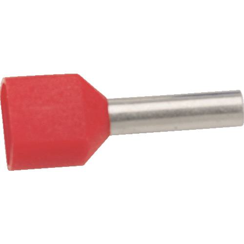 ■PANDUIT 絶縁付きフェルール端子 ツインワイヤー用 赤 500個入り FTD77-8-D〔品番:FTD778D〕【8278729:0】[送料別途見積り][法人・事業所限定][掲外取寄][店頭受取不可] 9,029円