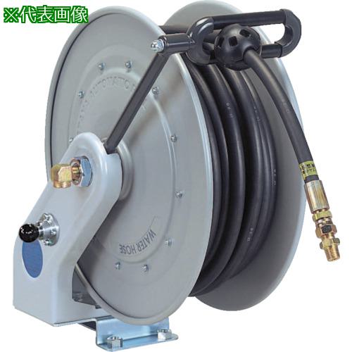 ■ハタヤ 自動巻高圧水用ホースリール15m 内径φ6.4 ラバーホース〔品番:NWMCHP152〕【8279251:0】[法人・事業所限定][外直送元][店頭受取不可]