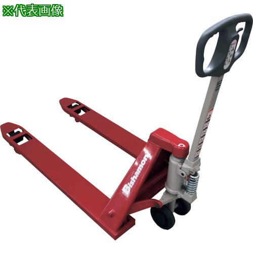 ■Bishamon ハンドパレットトラック 低床式 均等荷重1100kg フォーク長さ1150mm〔品番:BM11FL65〕【8279600:0】[送料別途見積り][法人・事業所限定][外直送][店頭受取不可]｜ホームセンターバロー　店