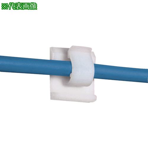 ■PANDUIT 固定具 コードクリップ ゴム系粘着テープ付ナチュラル1000個入〔品番:ACC38AM〕【8281383:0】[送料別途見積り][法人・事業所限定][店頭受取不可]