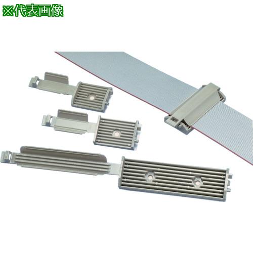 ■PANDUIT フラットケーブル固定具 ゴム系粘着テープ付 テレホングレー 適合ケーブル最大幅26.7mm 1袋100個入〔品番:FCM1AC14〕【8281481:0】[店頭受取不可]｜ホームセンターバロー　店
