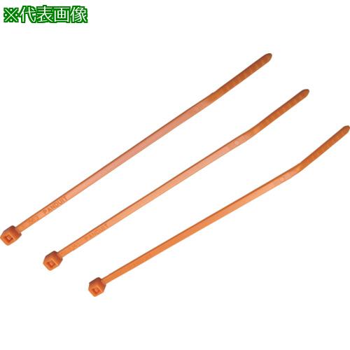 ■PANDUIT ナイロン結束バンド 4.8×188×1.3 橙 1000本入〔品番:PLT2SM3〕【8281607:0】[店頭受取不可]
