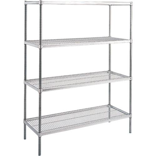 ■Canyon ステンレスシェルフ 910×610×2200mm〔品番:SUS610X910X22005〕【8281975:0】[法人・事業所限定][直送元][店頭受取不可]