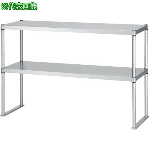 ■シンコー 上ベタ棚2段 間口1200mm ×1200×500〔品番:U212050〕【8282434:0】[法人・事業所限定][外直送元][店頭受取不可]