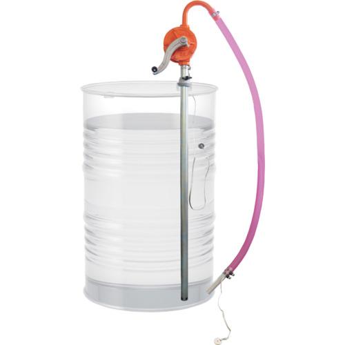 ■アクアシステム ガソリン専用手廻しドラムポンプ (アース付)〔品番:HR25G〕【8282694:0】[直送DS][店頭受取不可]｜ホームセンターバロー　店