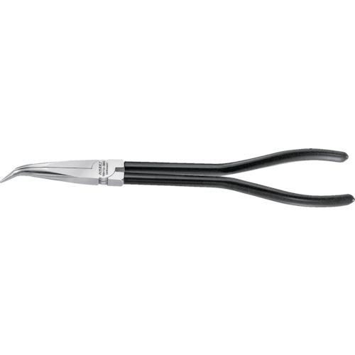 ■HAZET ロングタイプ フラットノーズプライヤー 先細形状 先端45°曲がり〔品番:1841B280〕【8288391:0】[送料別途見積り][掲外取寄][店頭受取不可]