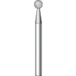 ■ナカニシ 電着ダイヤモンドバー 5本入 球型 φ2.1×軸φ1.6 #130〔品番:11008〕【8292470:0】[店頭受取不可]