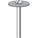 ■ナカニシ 電着ダイヤモンドディスク φ16×0.3×軸φ3 #130〔品番:14311〕【8292862:0】[店頭受取不可]