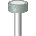 ■ナカニシ ビトリファイドCBNバー 円筒型 φ15×6×軸φ6 #180〔品番:14880〕【8292922:0】[店頭受取不可]