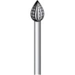 ■ナカニシ 精密スチールカッター 6本入 雫型 φ5×8×軸φ2.34〔品番:33365〕【8293315:0】[店頭受取不可]