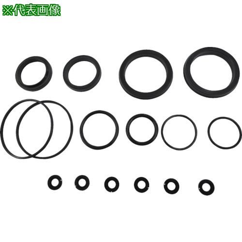 ■TAIYO 油圧シリンダ用メンテナンスパーツ パッキンセット 適合シリンダ内径:φ63 (フッ素ゴム・標準形用)〔品番:NH8PKS3063C〕【8354843:0】[店頭受取不可]｜ホームセンターバロー　店
