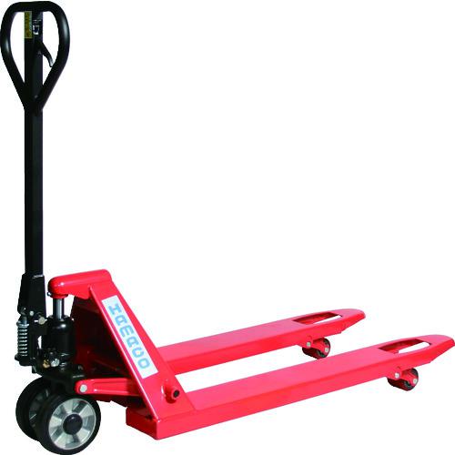 ■HAMACO ハンドパレットトラック1.5t(シングルロードホイール型)〔品番:PTO1510555S〕【8356841:0】[送料別途見積り][法人・事業所限定][直送][店頭受取不可]｜ホームセンターバロー　店