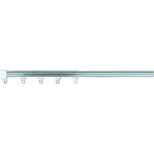■TOSO 機能性カーテンレール ニユ-デラック セット ステンレス 長さ3000mm〔品番:NDS3000ST〕【8360182:0】[送料別途見積り][法人・事業所限定][直送][店頭受取不可]