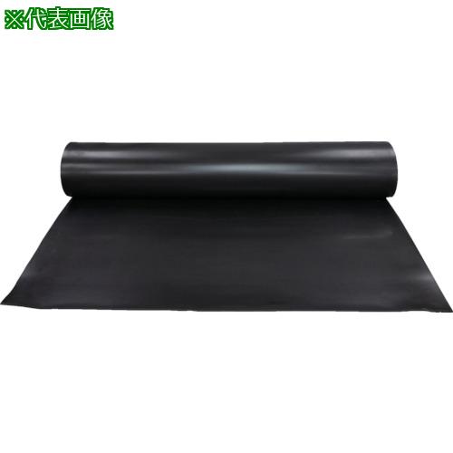 ■ワタベ 耐電用ゴムマット6t(黒/平) 7kV以下用 1m×1m〔品番:4521M〕【8361571:0】[直送DS][店頭受取不可]