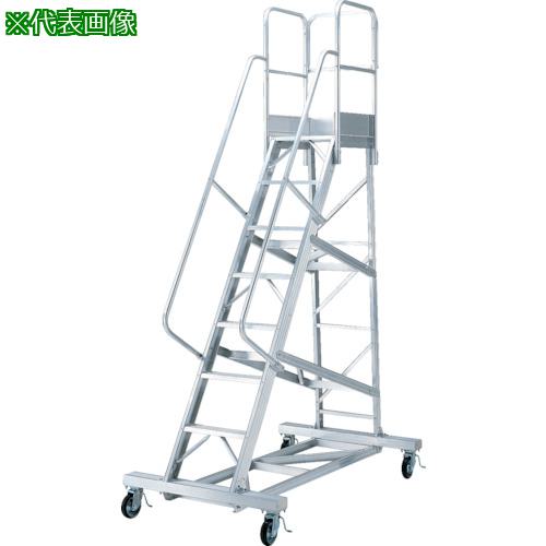 ■PiCa アルミ合金製移動式作業台 DWS-D型 3.0m〔品番:DWSD300AS〕【8364284:0】[法人・事業所限定][直送元][店頭受取不可]｜ホームセンターバロー　店