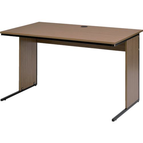 ■アールエフヤマカワ ワーキングデスクW1200xD700 ウォルナット〔品番:GZWD1270DM〕【8364579:0】[法人・事業所限定][直送元][店頭受取不可]