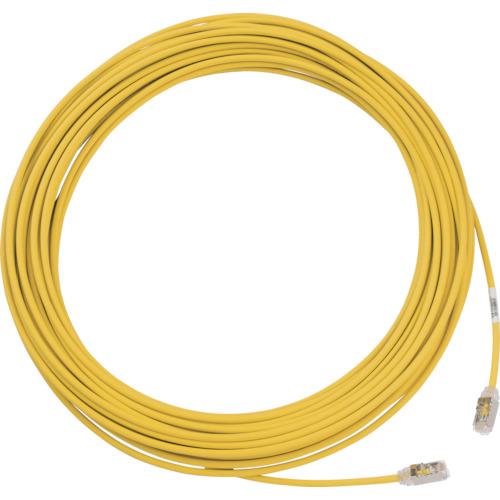 ■PANDUIT カテゴリ6A細径シールドパッチコード 15m 黄〔品番:STP28X15MYL〕【8367598:0】[店頭受取不可]
