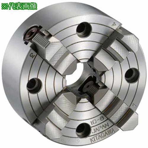 ■北川 四ツ爪単動チャック チャック外径200mm〔品番:IC8〕【8377684:0】[法人・事業所限定][直送元][店頭受取不可]