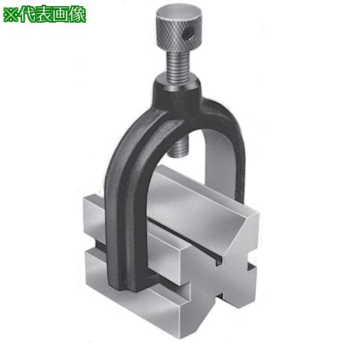 ■ユニ 硬鋼製クランプ付Vブロック 50mm〔品番:KV50〕【8381598:0】[送料別途見積り][法人・事業所限定][外直送][店頭受取不可]