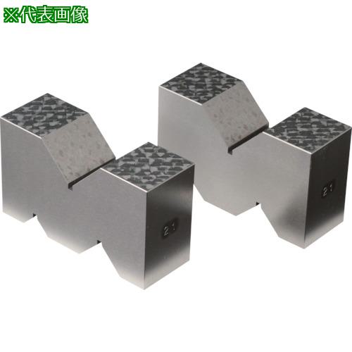 ■RKN 鋳鉄製VブロックA形 全長100mm×V幅40mm 2個1セット〔品番:RCVA100〕【8381665:0】[送料別途見積り][掲外取寄][店頭受取不可]