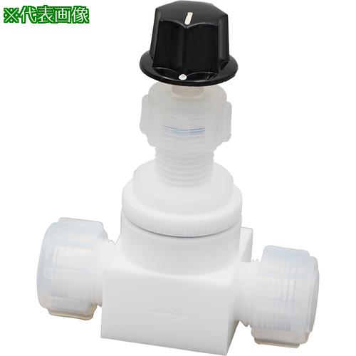 ■AS 水平型ニードルバルブIN-10〔品番:727807〕【8386873:0】[送料別途見積り][掲外取寄][店頭受取不可]