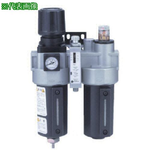 ■日本精器 FRLユニット 10A モジュラ接続タイプ圧力スイッチ付〔品番:BN25T5DP10〕【8387312:0】[送料別途見積り][掲外取寄][店頭受取不可] 17,104円
