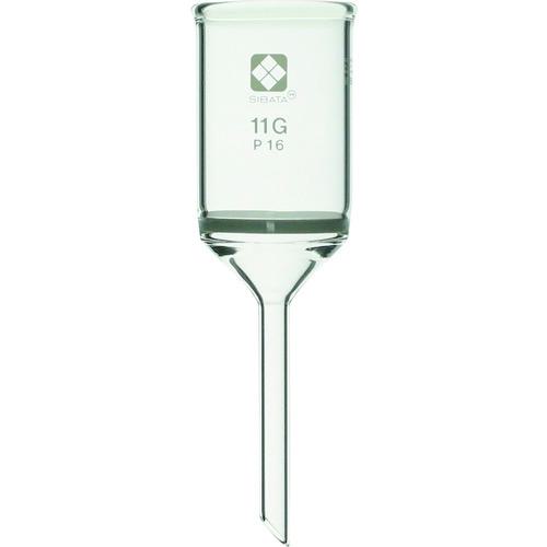 ■SIBATA ガラスろ過器 円筒ロート形 11GP16 3入〔品番:0131101116A〕【8481462:0】[送料別途見積り][掲外取寄][店頭受取不可]
