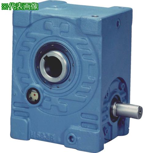 ■マキシンコー 一段ウォーム減速機 入力容量6.11kW〔品番:MAOB125C40〕【8483856:0】[法人・事業所限定][外直送元][店頭受取不可]