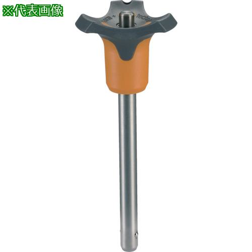■HALDER ボールロックピン セルフロッキング オレンジ ピン径16 ワーク最大厚35〔品番:22370.0227〕【8488383:0】[送料別途見積り][法人・事業所限定][掲外取寄][店頭受取不可]｜ホームセンターバロー　店