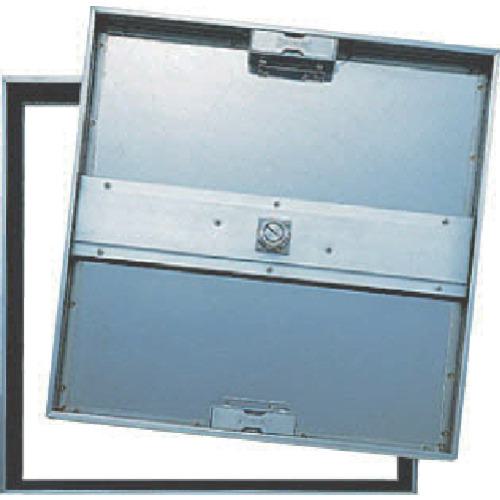 ■DAIKEN 床点検口アンダーハッチ錠付 ステンレス 450&times;450〔品番:FSR45K〕【8493646:0】[送料別途見積り][法人・事業所限定][外直送][店頭受取不可]｜ホームセンターバロー　店
