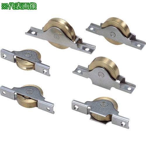 ■ヨコヅナ 真鍮戸車ステンレス枠ベアリング入 60mm 袖平〔品番:BTS0603〕【8496028:0】[送料別途見積り][法人・事業所限定][外直送][店頭受取不可]