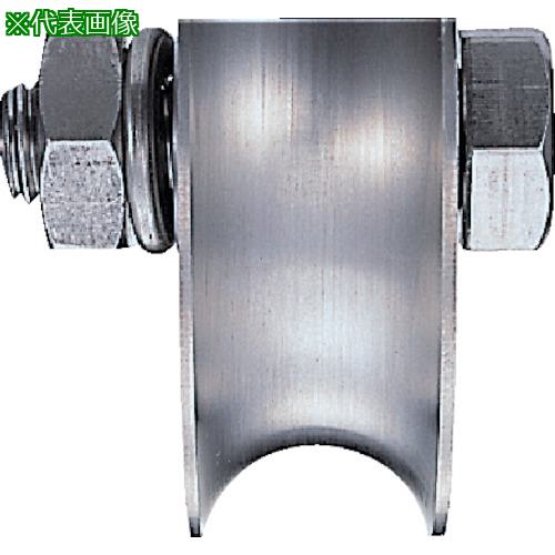 ■ヨコヅナ 440Cベアリング入ステンレス重量戸車 車のみ 90mm 溝R〔品番:JCP0901〕【8496236:0】[送料別途見積り][法人・事業所限定][外直送][店頭受取不可]｜ホームセンターバロー　店