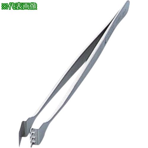 ■AS フラットピンセットNO.4WF〔品番:716003〕【8499921:0】[送料別途見積り][掲外取寄][店頭受取不可]｜ホームセンターバロー　店